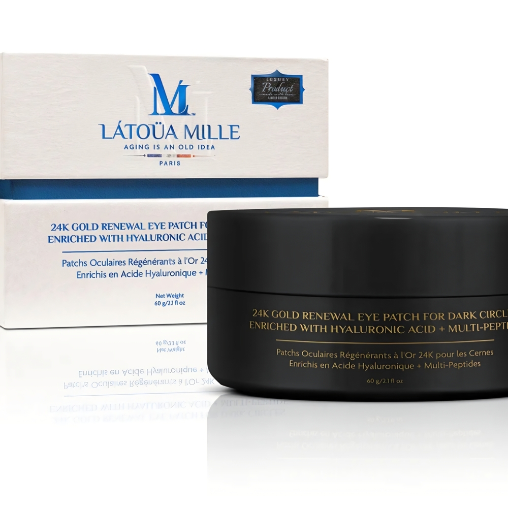 Latoüa Mille 24K Gold Renewal Eye Patch - Black & Gold